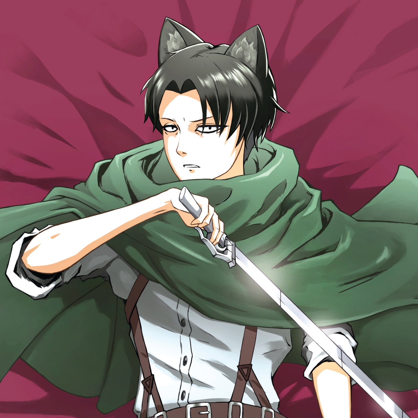 Anime - Levi Catnip Body Pillow