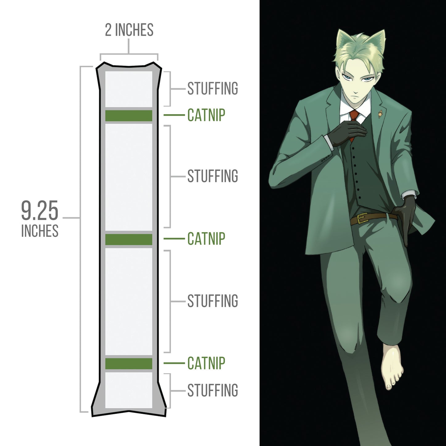 Anime - Loid Catnip Body Pillow