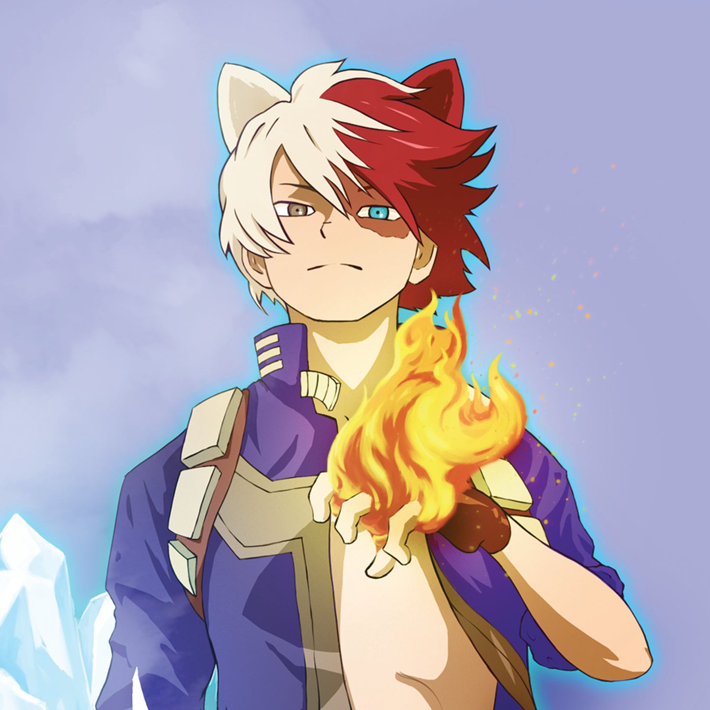 Anime - Todoroki Catnip Body Pillow