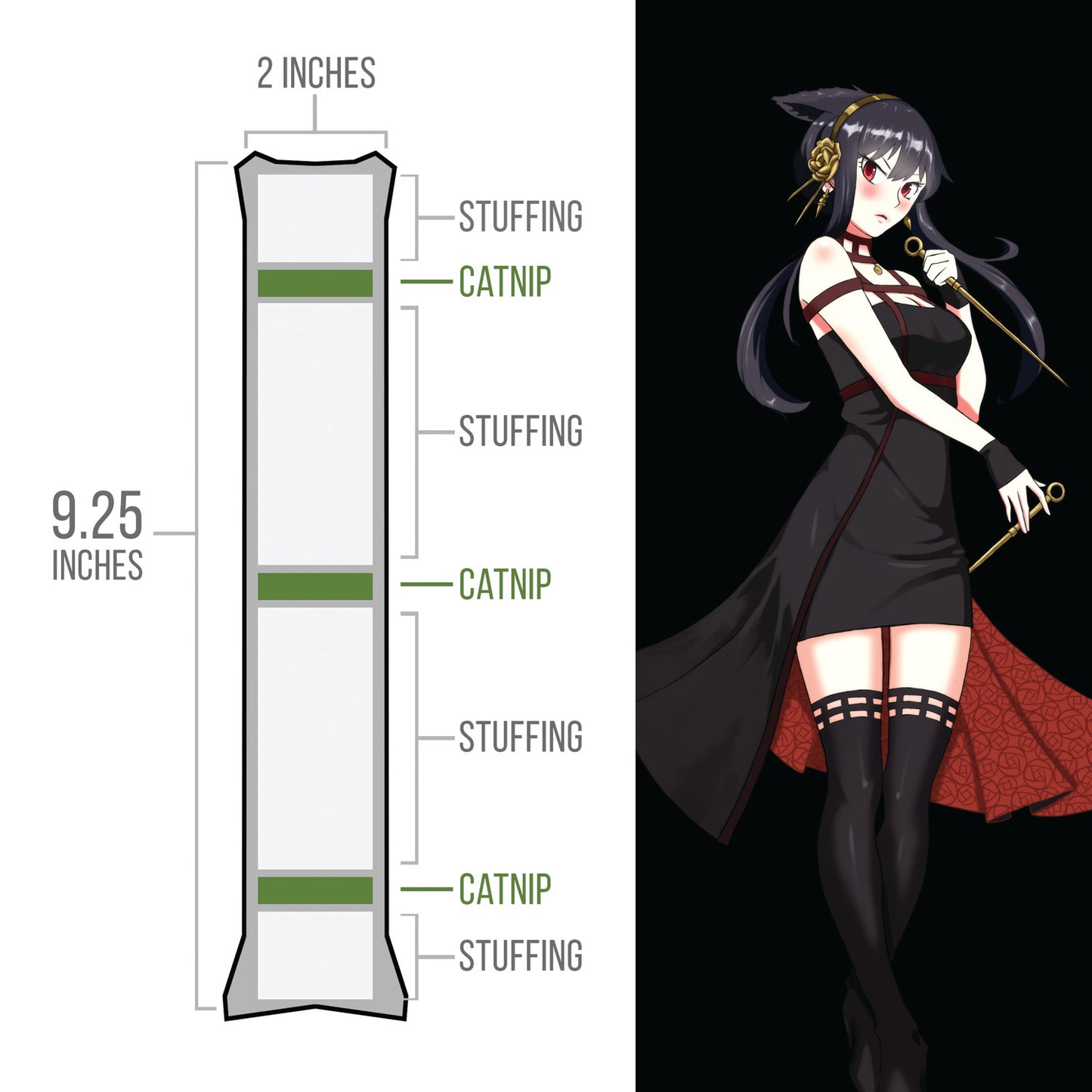Anime - Yor Catnip Body Pillow