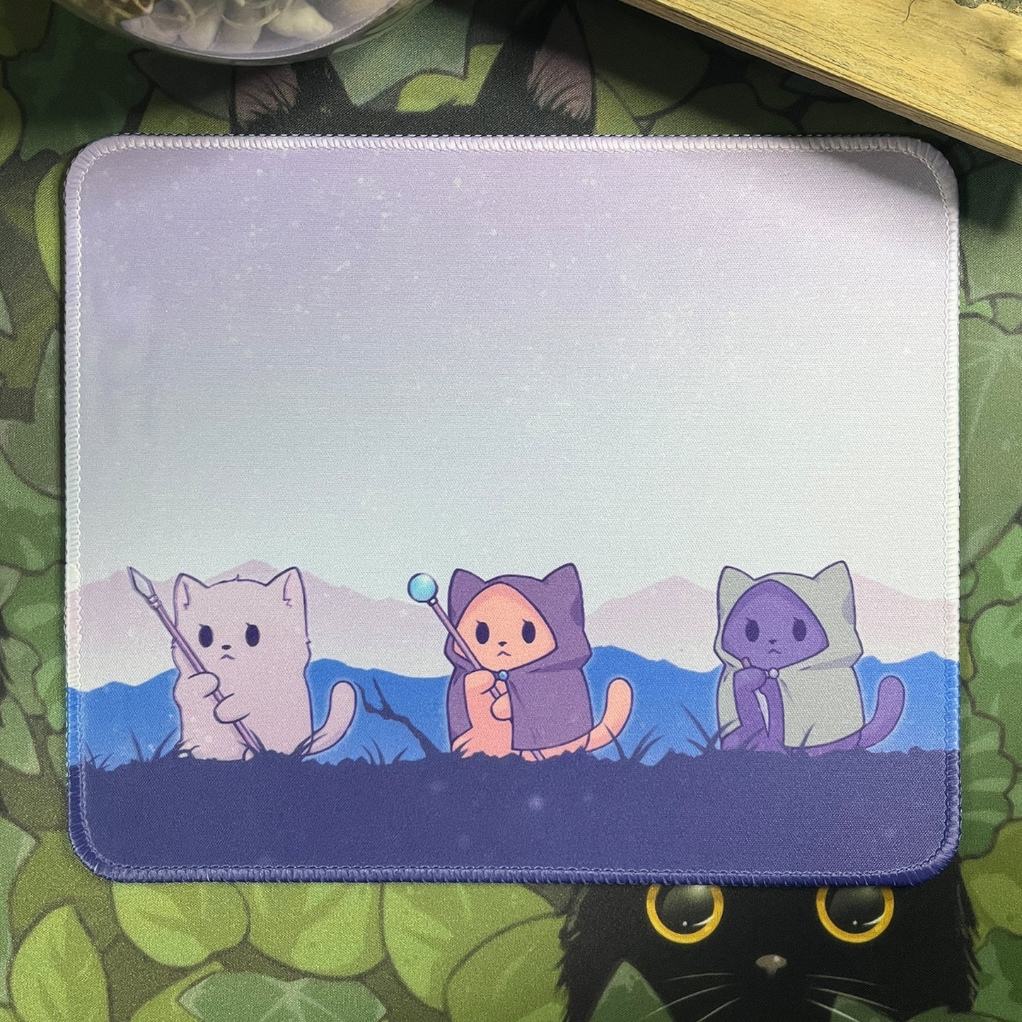 Snow Mountain Cats Mouse Pad