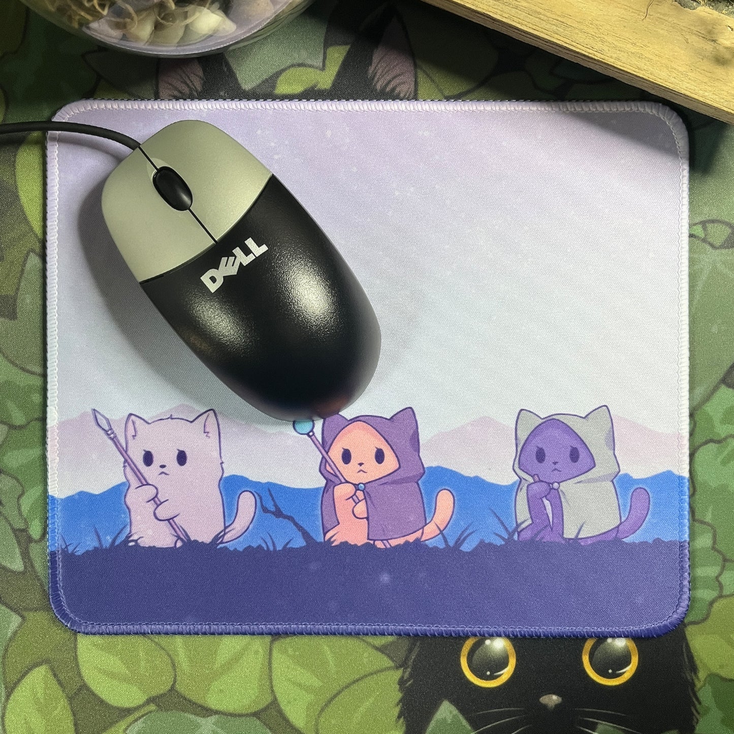 Snow Mountain Cats Mouse Pad