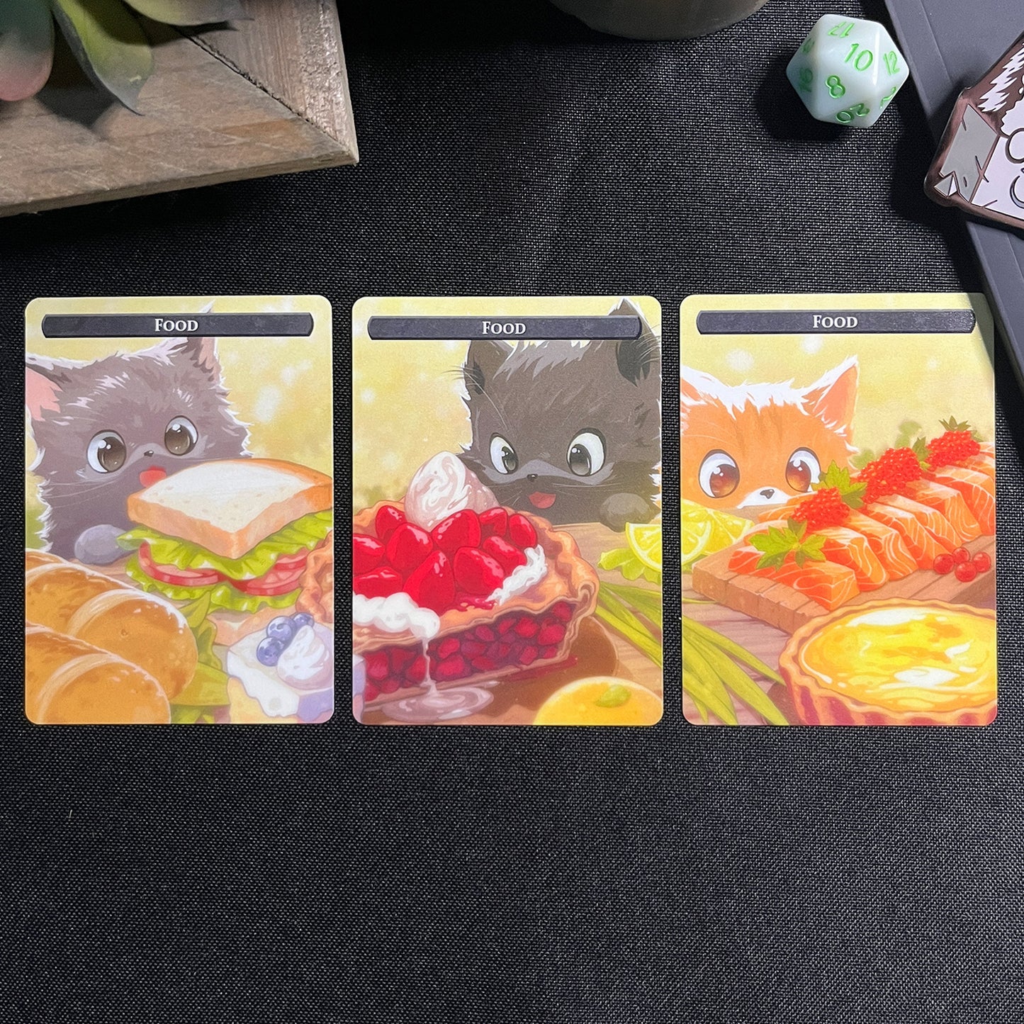 Squirrel & Food Token Set