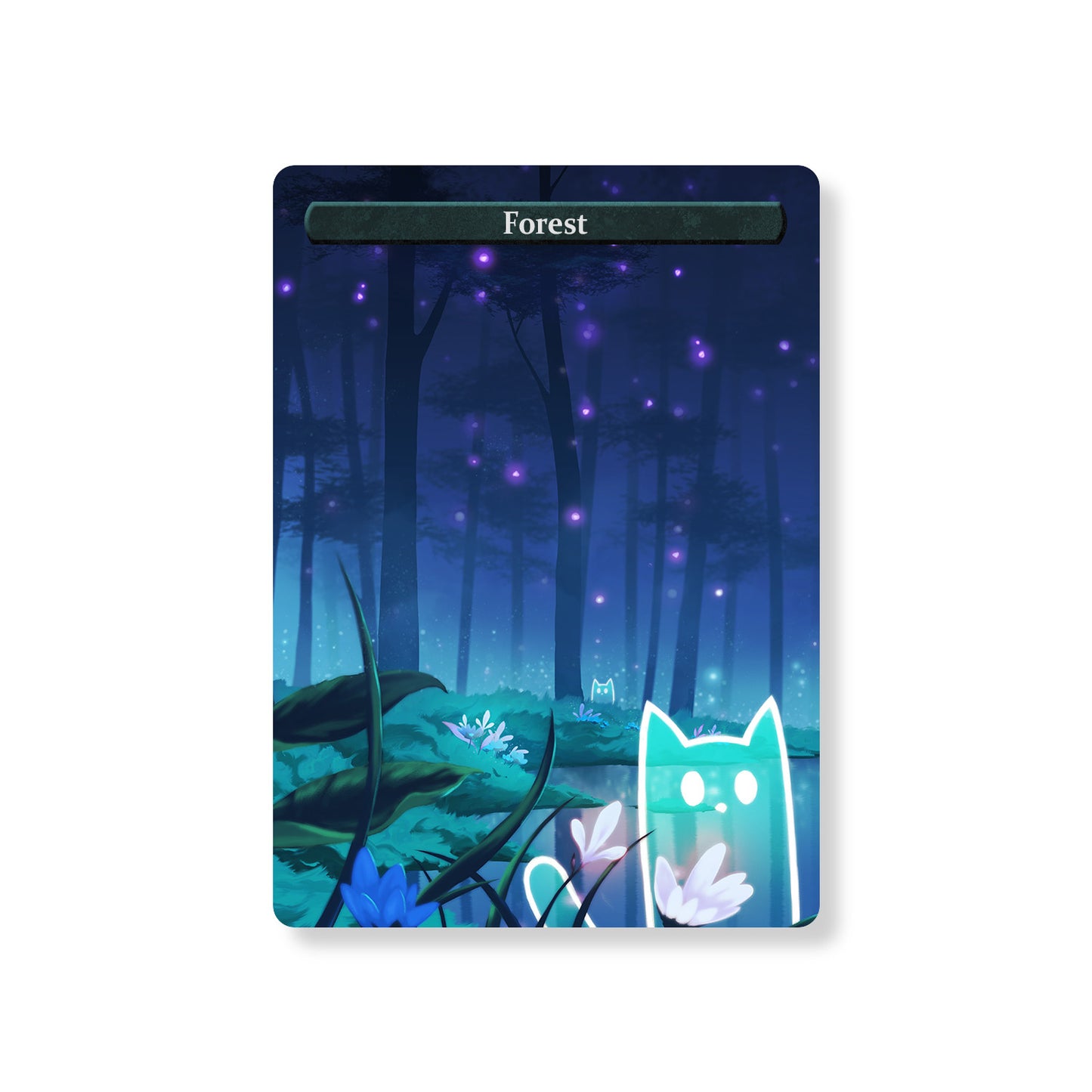 ManaCat Forest - Land Proxy Set