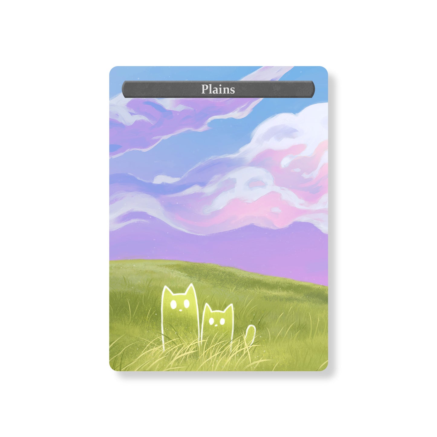 ManaCat Plains - Land Proxy Set