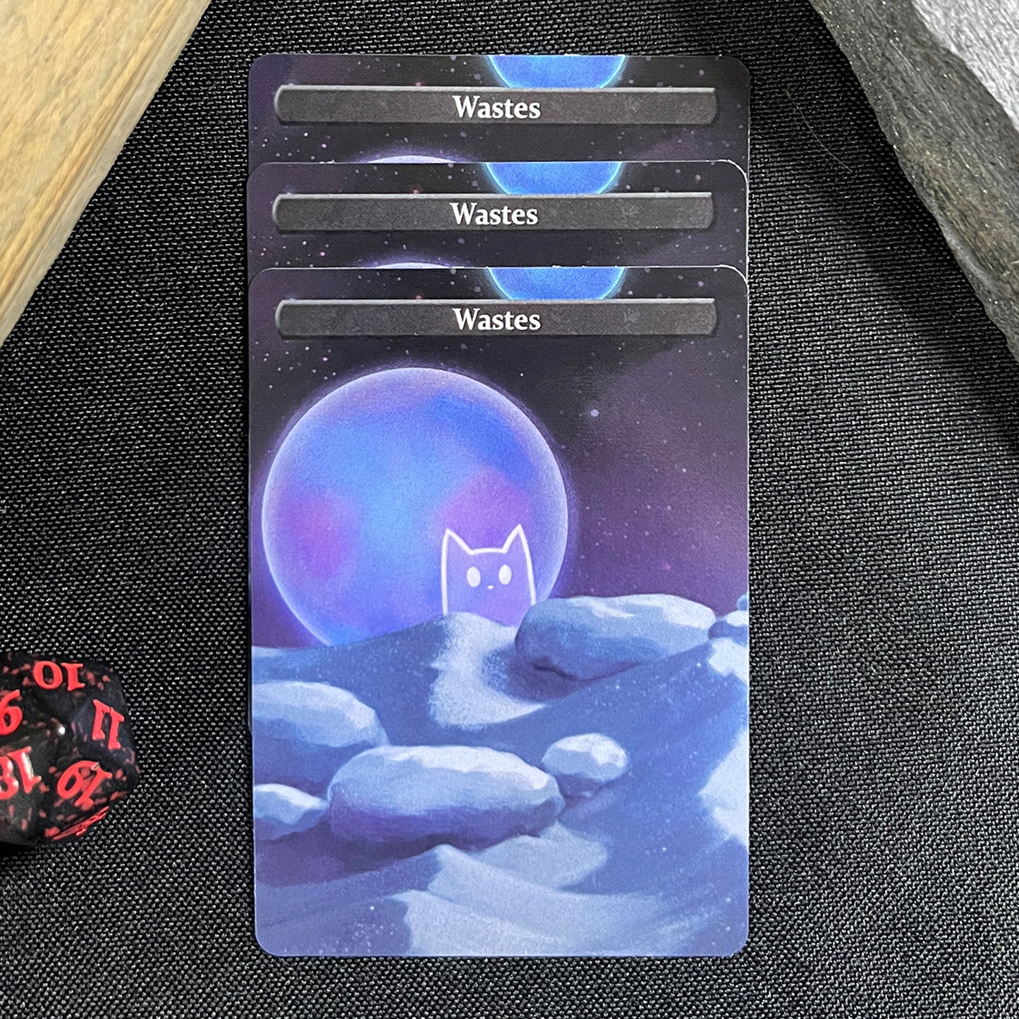 ManaCat Wastes - Land Proxy Set