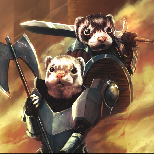 Fighter Ferrets Prints