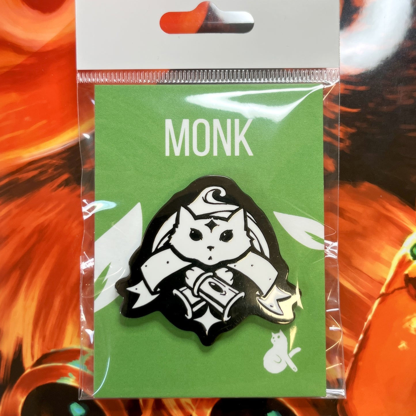 Monk Enamel Pin
