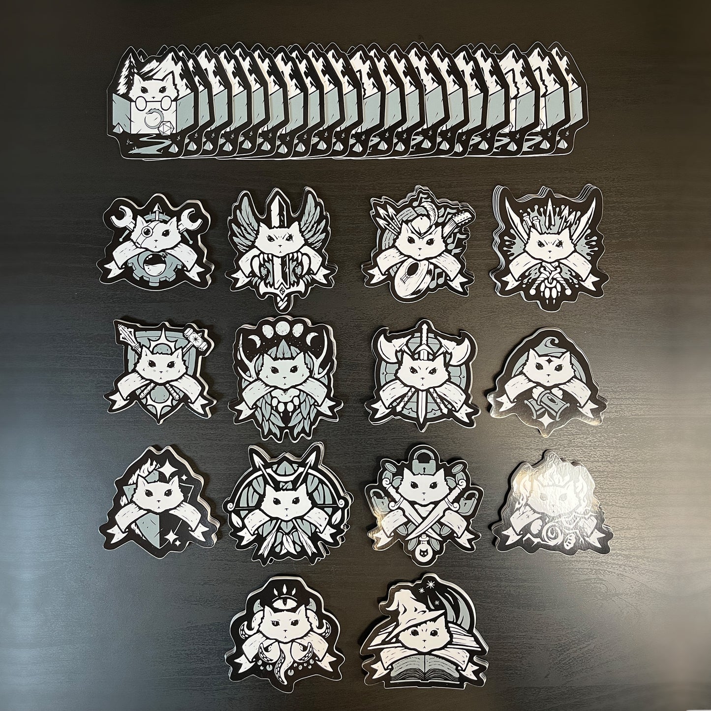 Sticker Bundle - 3in DnD Cats