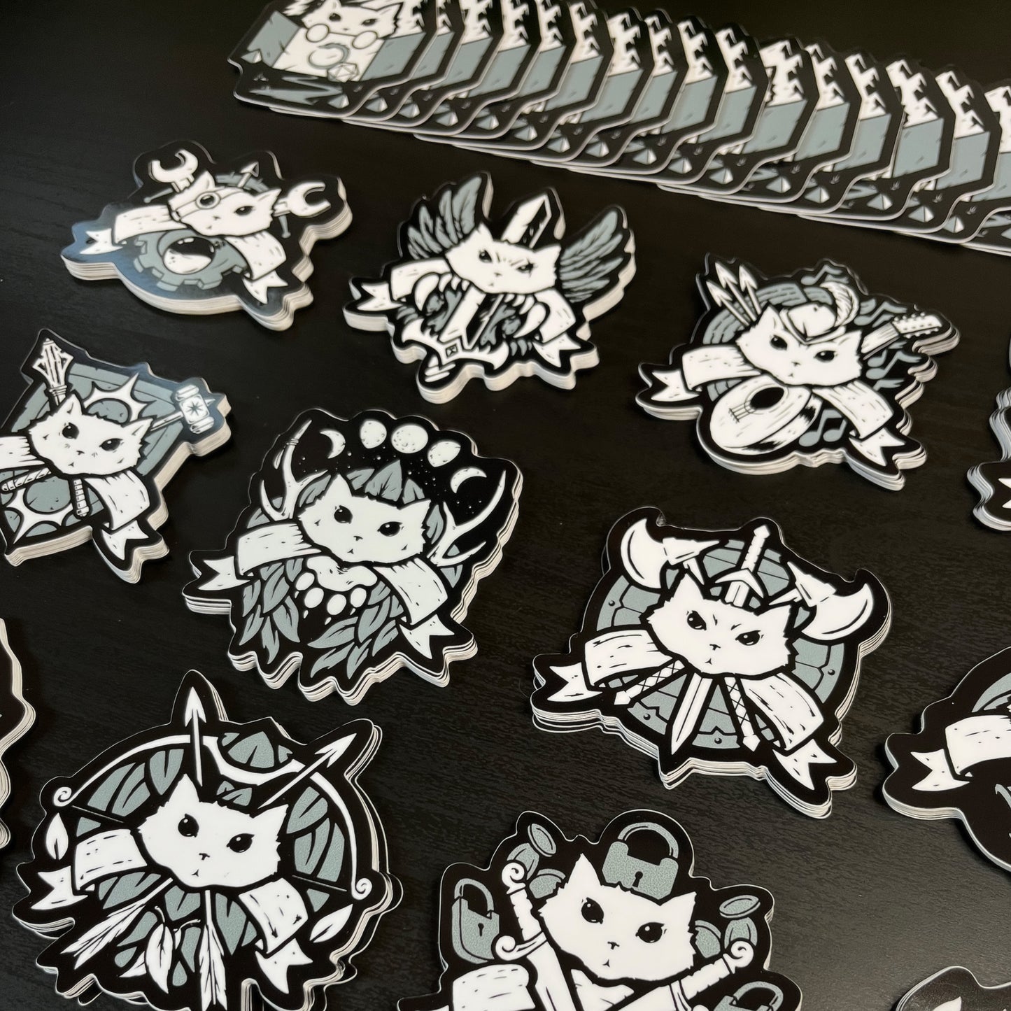 Sticker Bundle - 3in DnD Cats